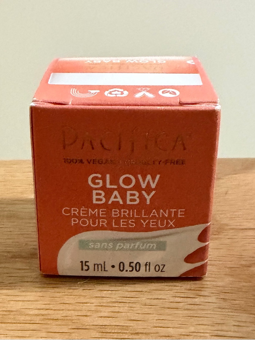 Pacifica Glow Baby Eye Brightening Cream - Coral Pink